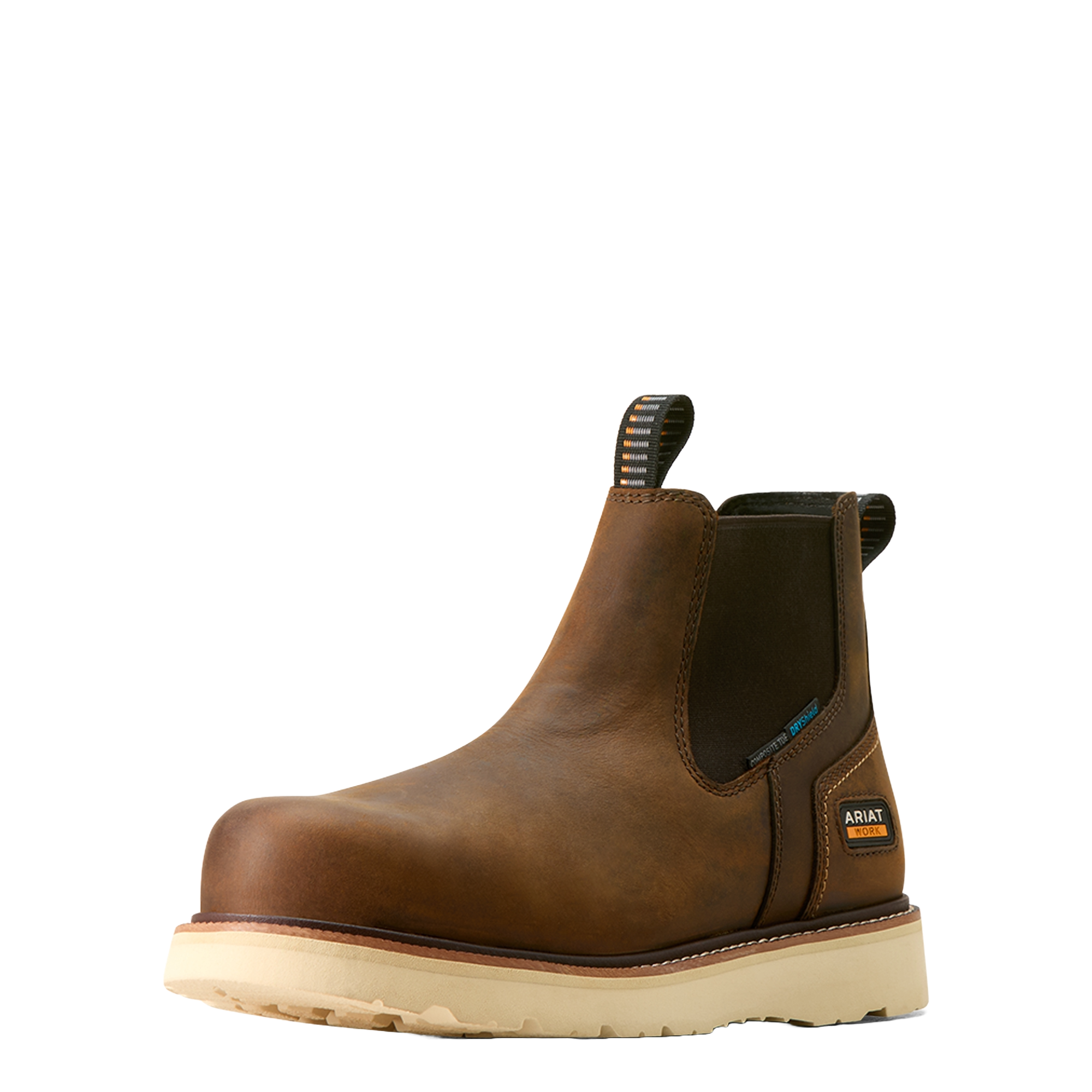 Ariat Men's Rebar Wedge Chelsea Waterproof Composite Toe Work Boots 10061115 - Picture 10 of 119