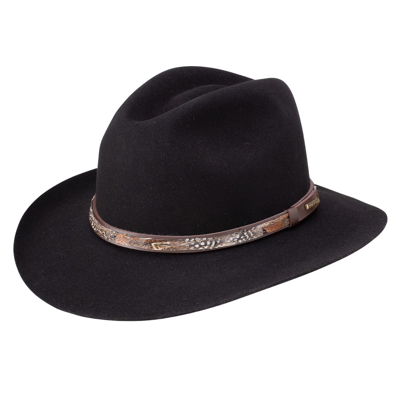 Stetson Men's Jackson Outdoor Black Felt Hat OWJKSN-217107 - Picture 2 of 5