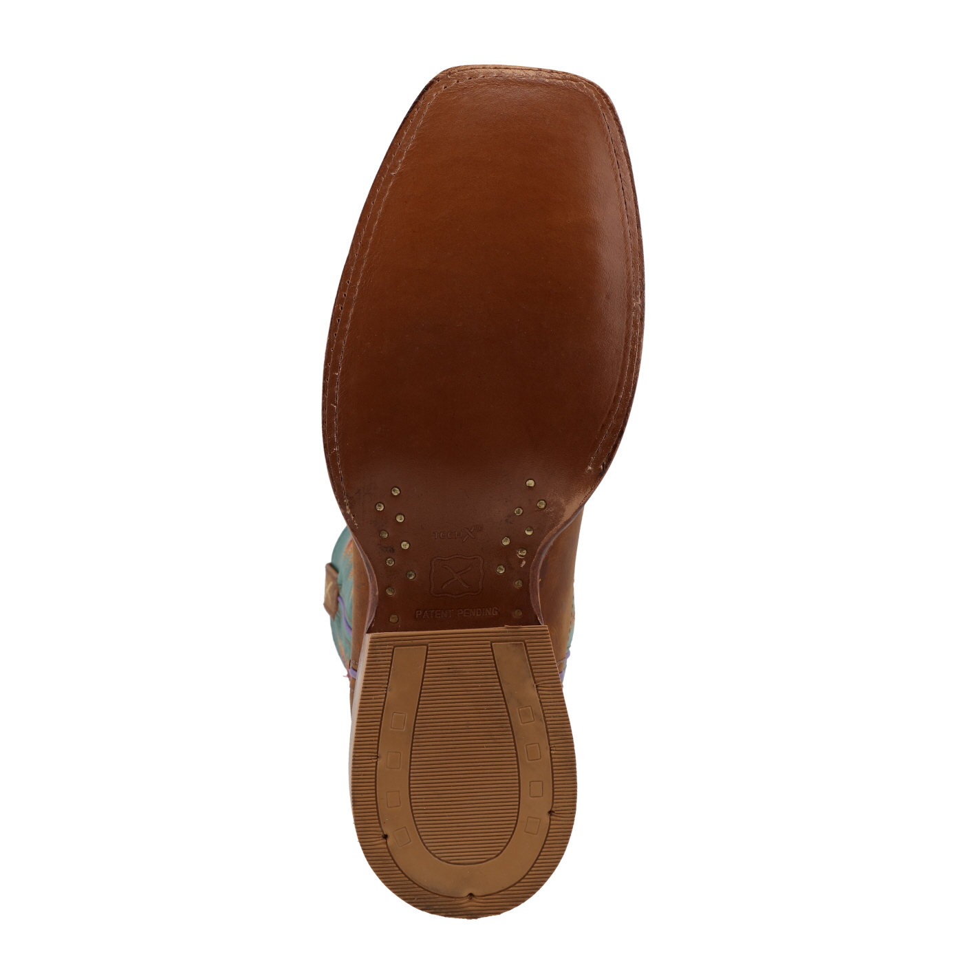 Botas de canela y punta cuadrada turquesa Twisted X Ladies Tech X WXTL001 - Imagen 8 de 48