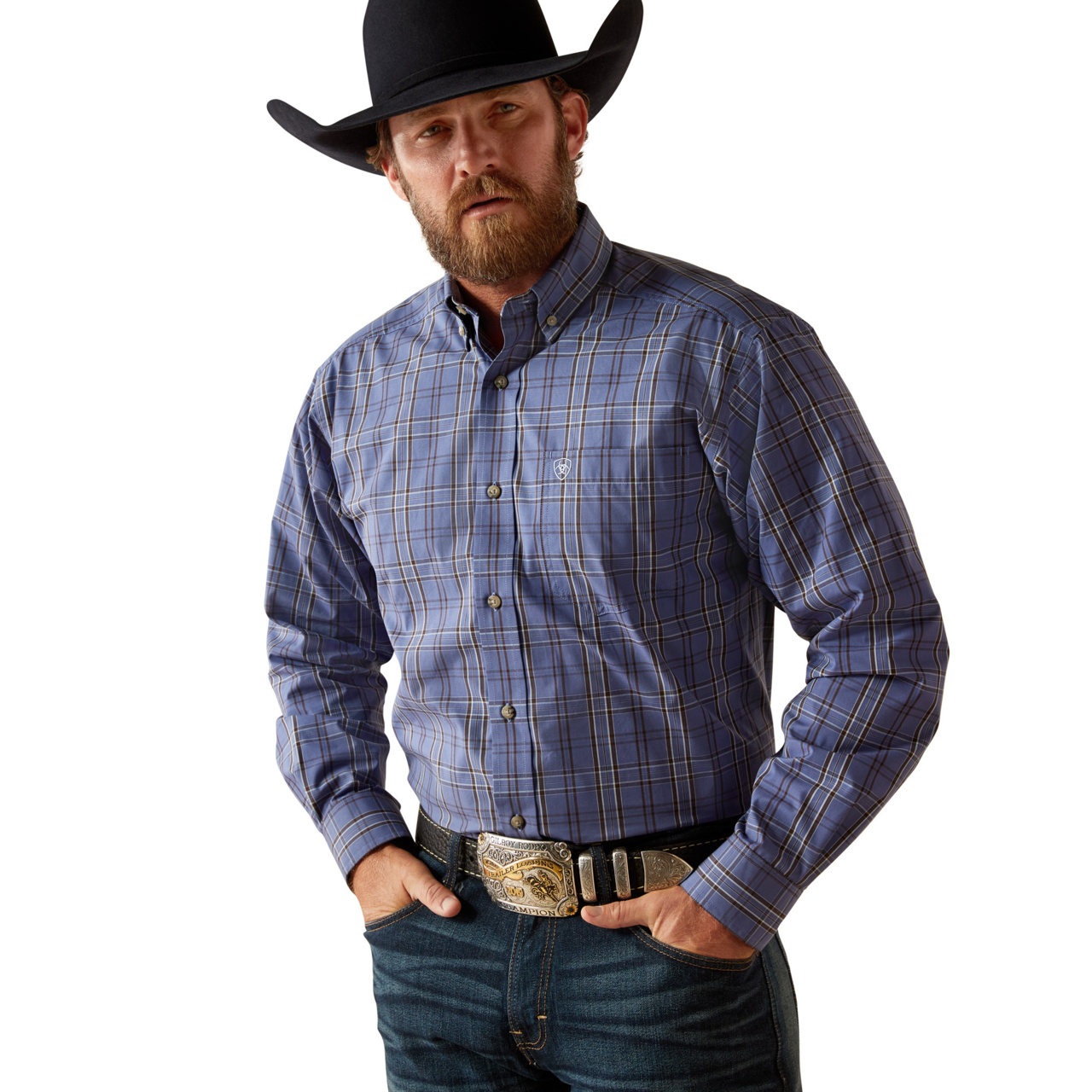 Ariat Men's Pro Series Creed Classic Fit Shirt 10054092 - Picture 6 of 35