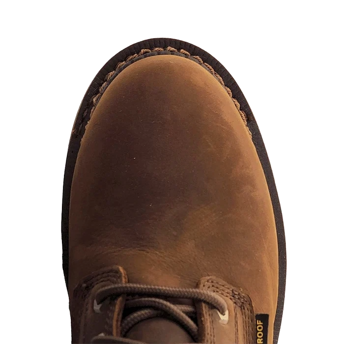 R.Watson Men's Peanut Cowhide Brown Logger Work Boot RW1300-WP - Picture 8 of 75