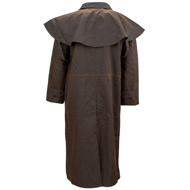 Outback Trading Company Oilskin Bronze Stockman Duster Coat 2056-BNZ - second product detail image