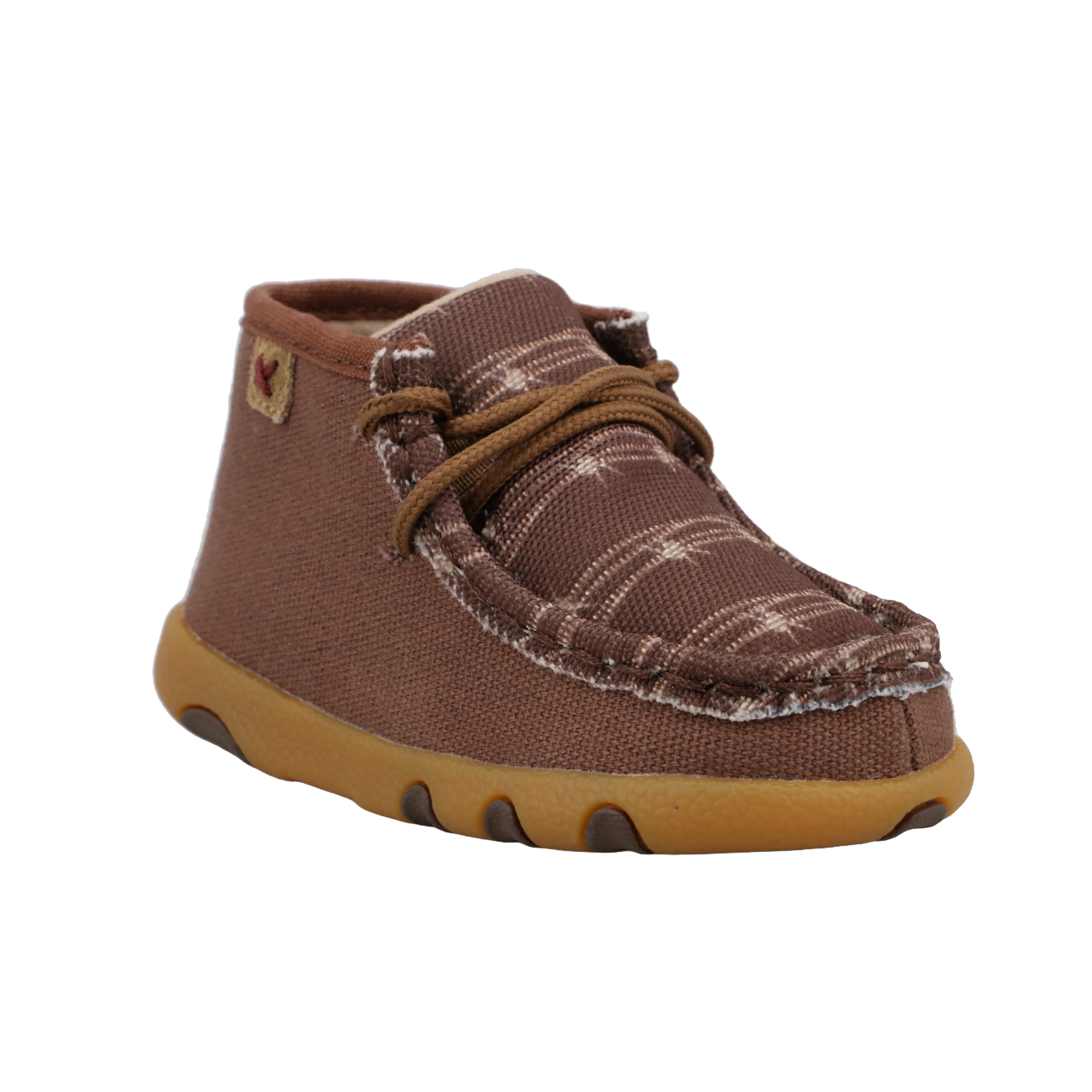 Twisted X Infant's Chukka Dark Brown & White Driving Moc ICA0042