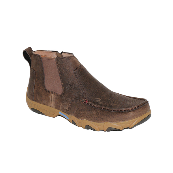 Twisted X® Men's 4" Chelsea Driving Moc Root Beer Shoes MDMX001 - Picture 2 of 12
