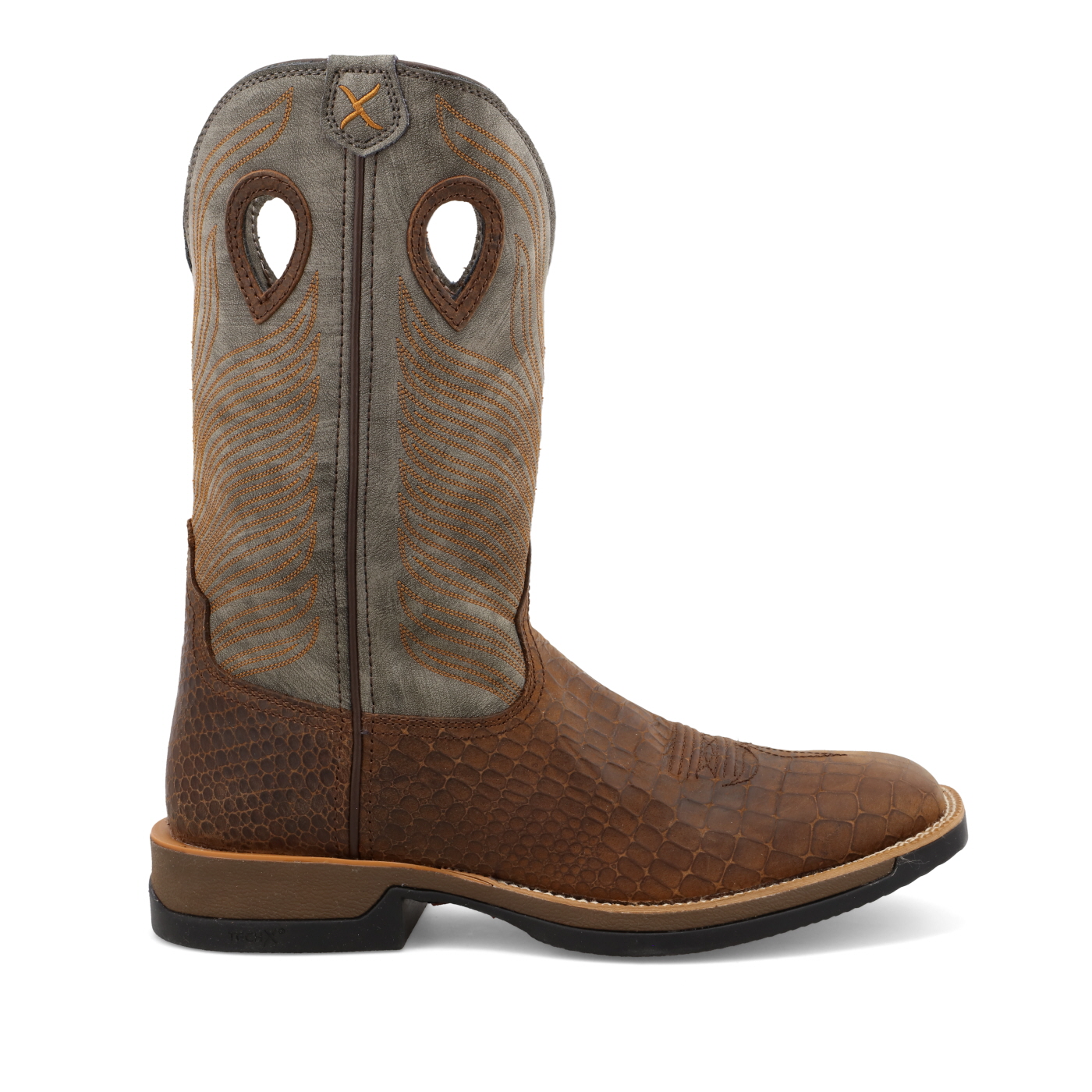 Bota Twisted X para hombre 12" marrón y gris Tech X MXW0003 - Imagen 13 de 56