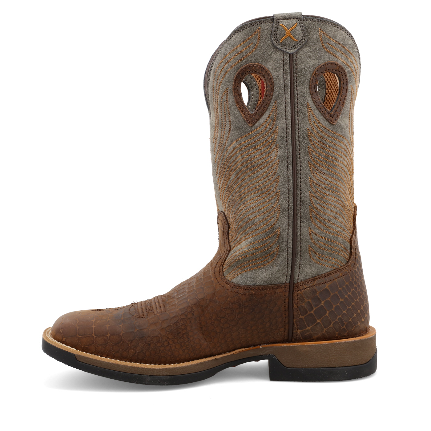Bota Twisted X para hombre 12" marrón y gris Tech X MXW0003 - Imagen 11 de 56