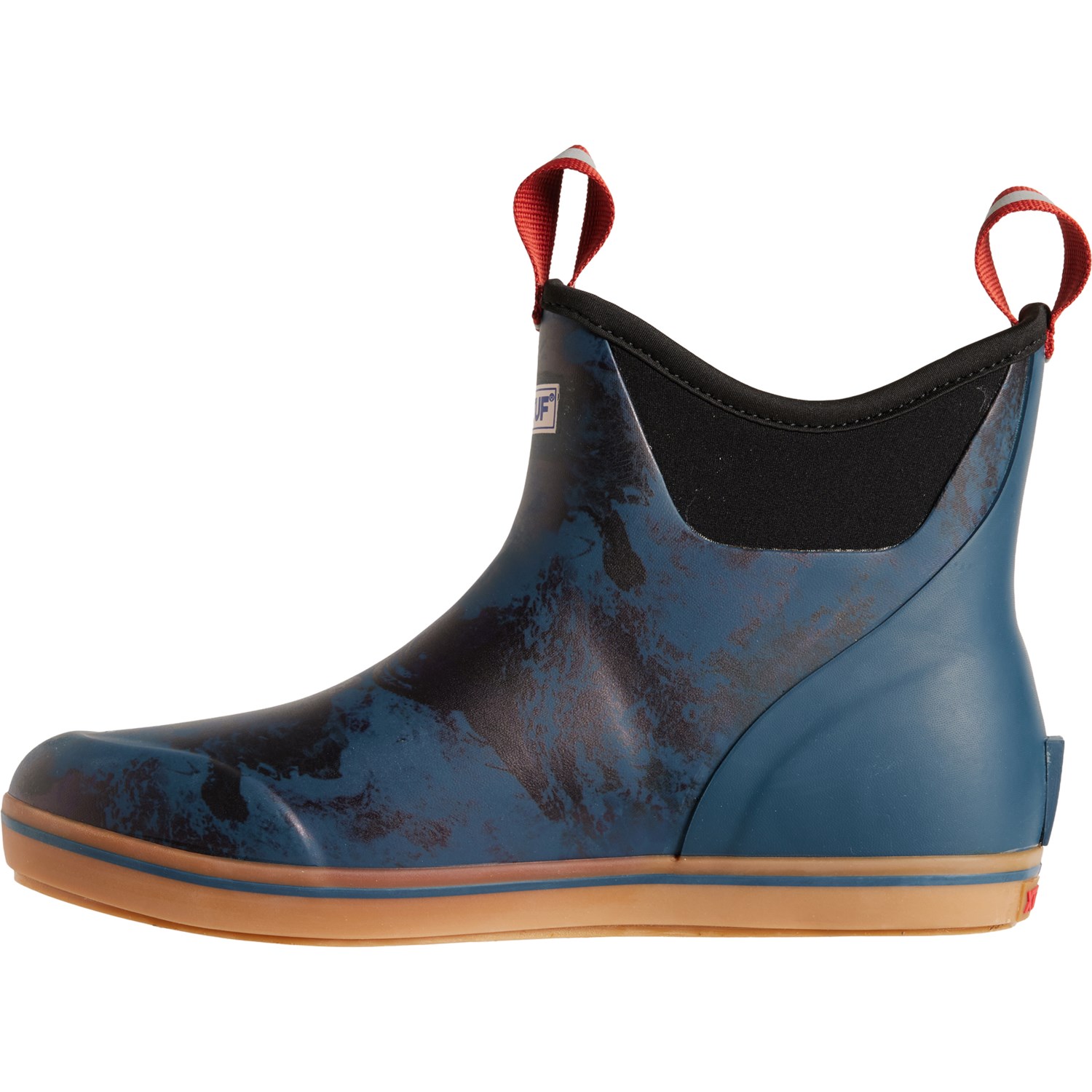 XTRATUF Men's Rouge Wave Print Waterproof Navy Ankle Boots XMAB2RW