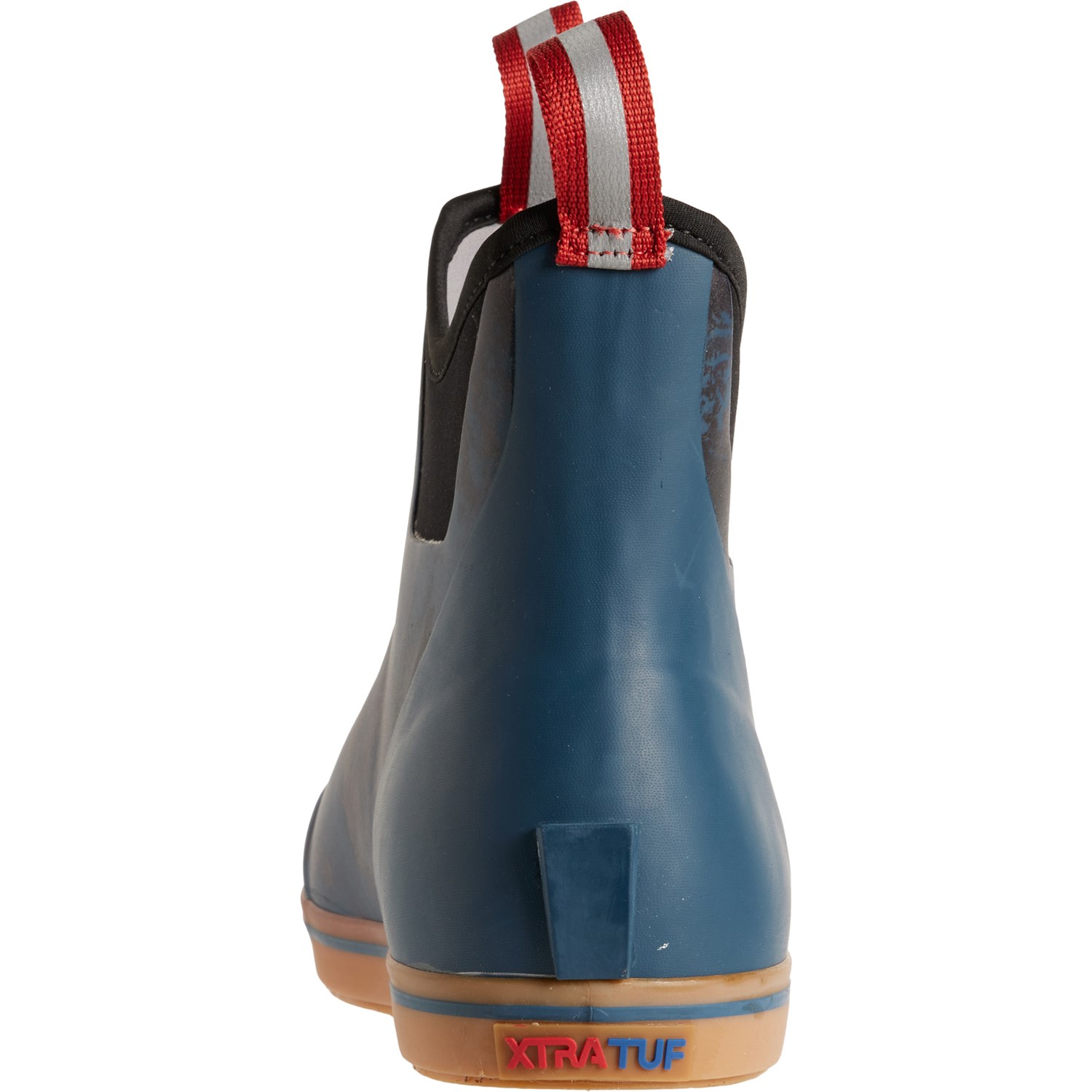 XTRATUF Men's Rouge Wave Print Waterproof Navy Ankle Boots XMAB2RW