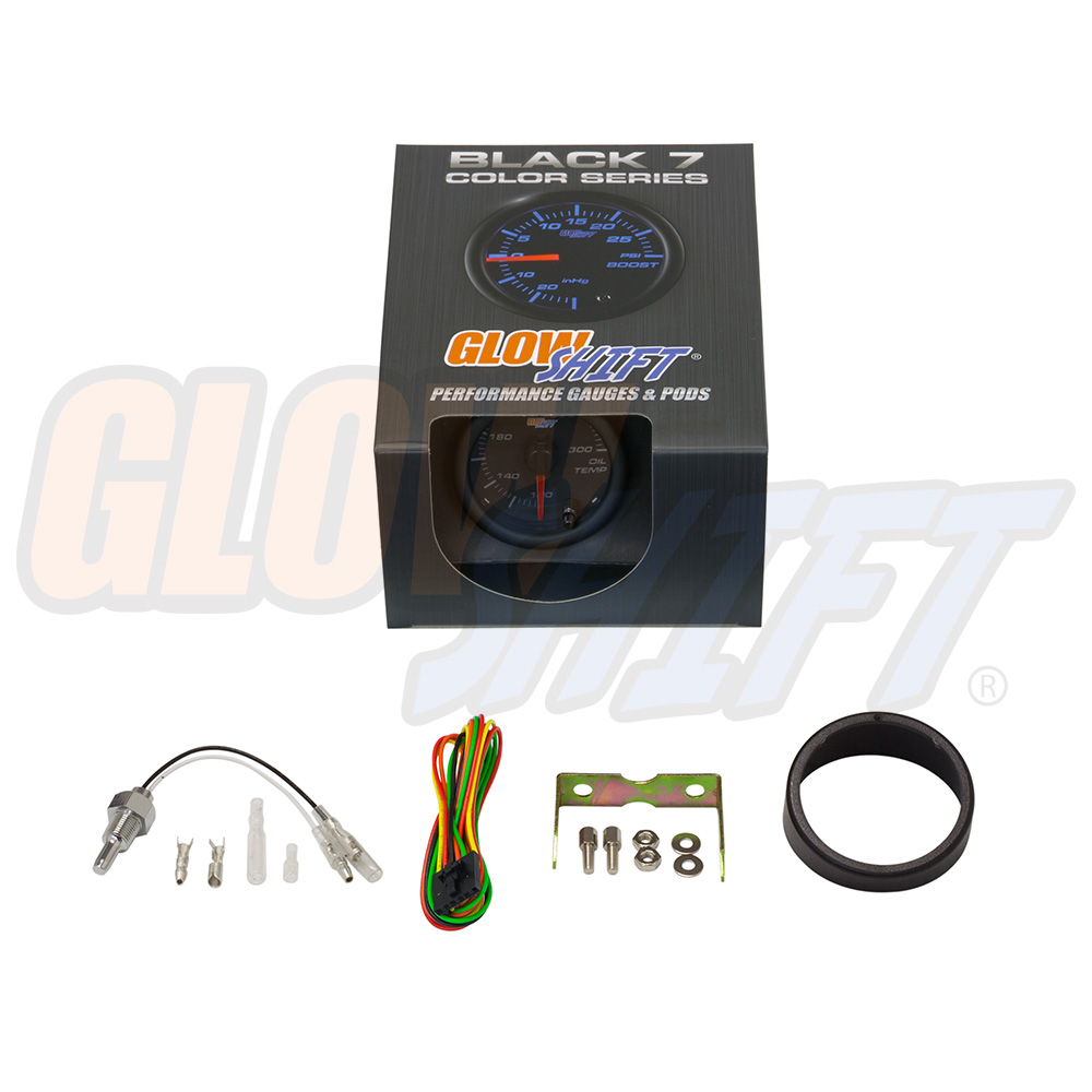 Glowshift Black 7 Color 95mm 3 3/4" In Dash Speedometer Gauge - Walmart - Foto 8