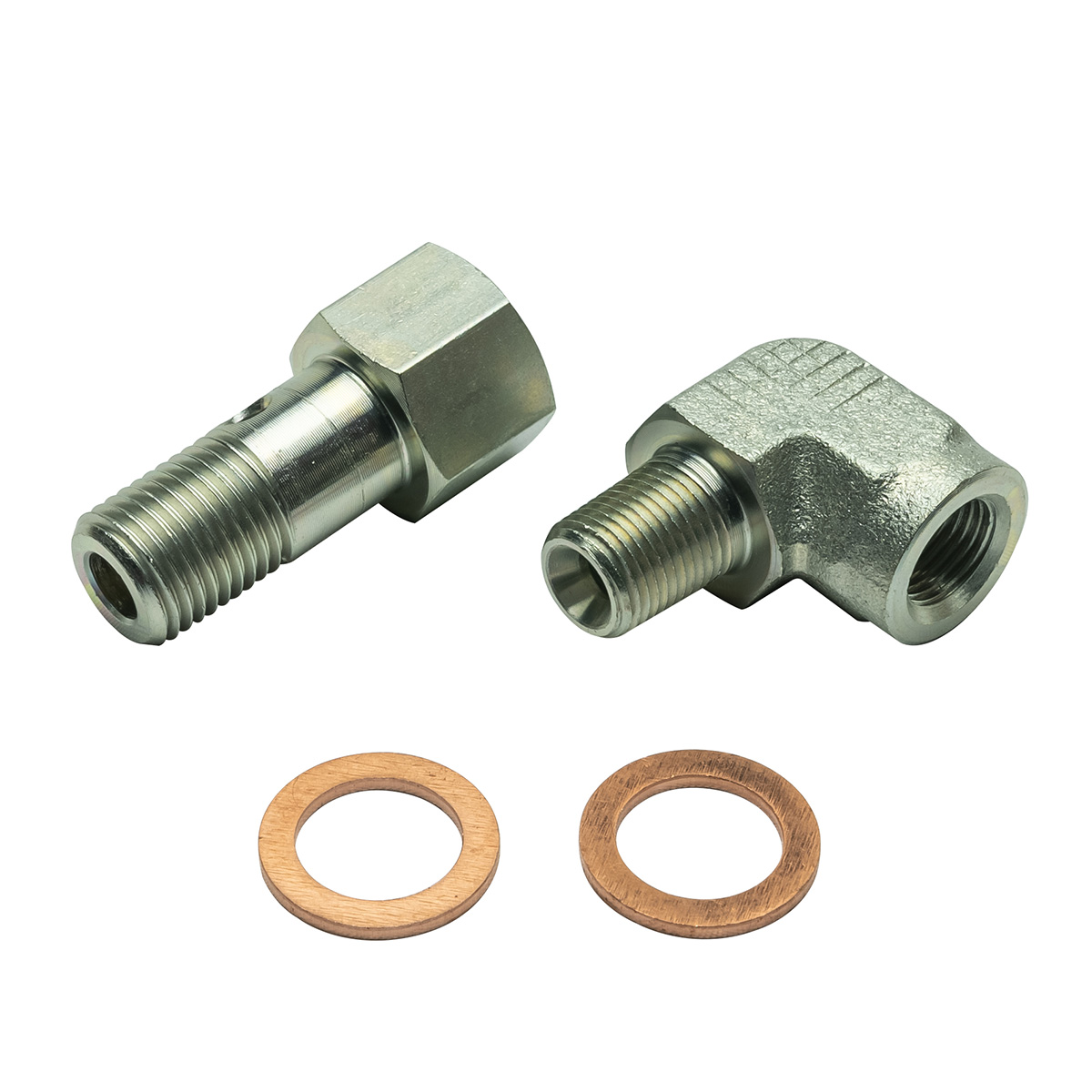 GlowShift Fuel Pressure Gauge Honda Banjo Bolt Adapter M12 x 1.25