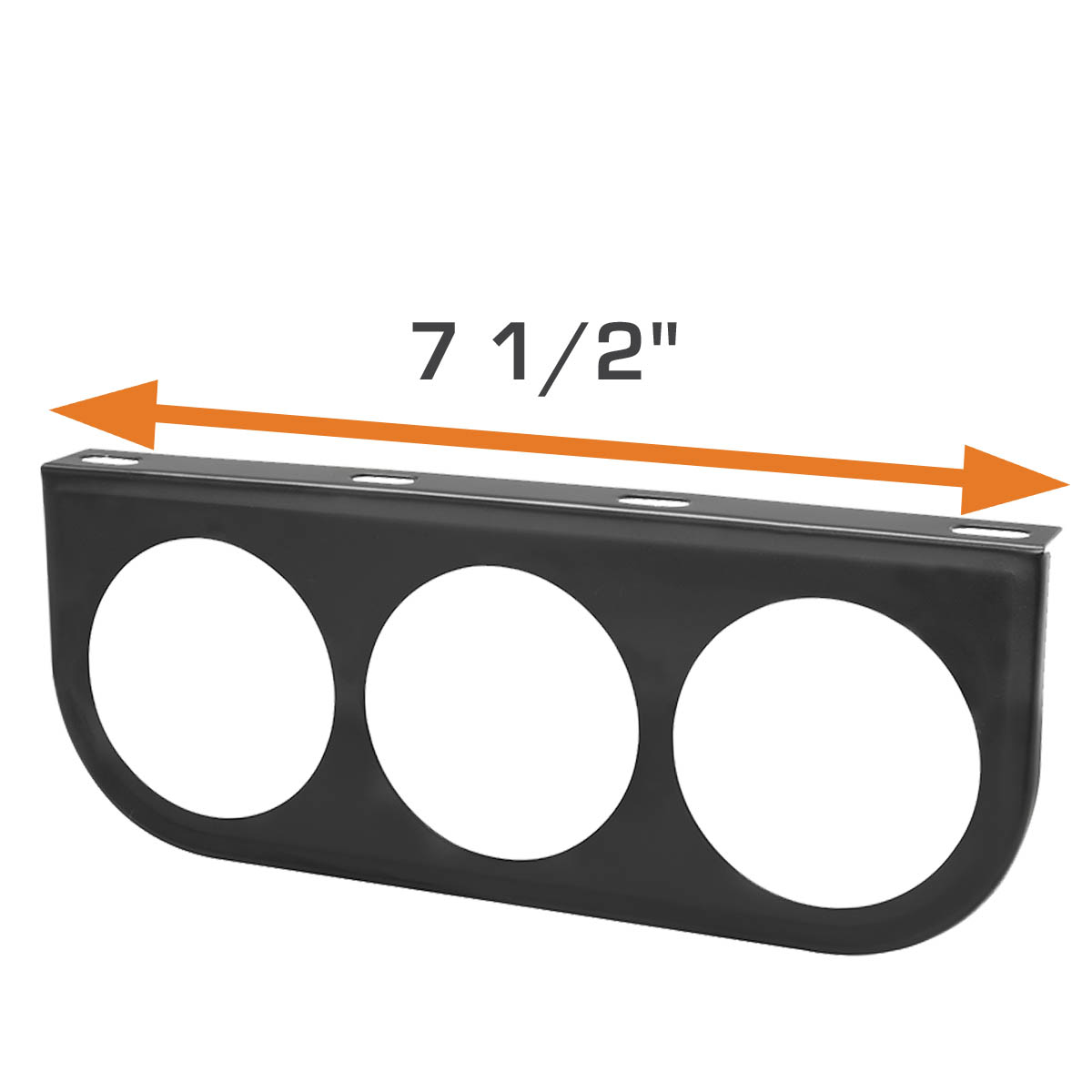 GlowShift Universal 52mm Triple Gauge Under Dash Mounting Bracket Pod ...