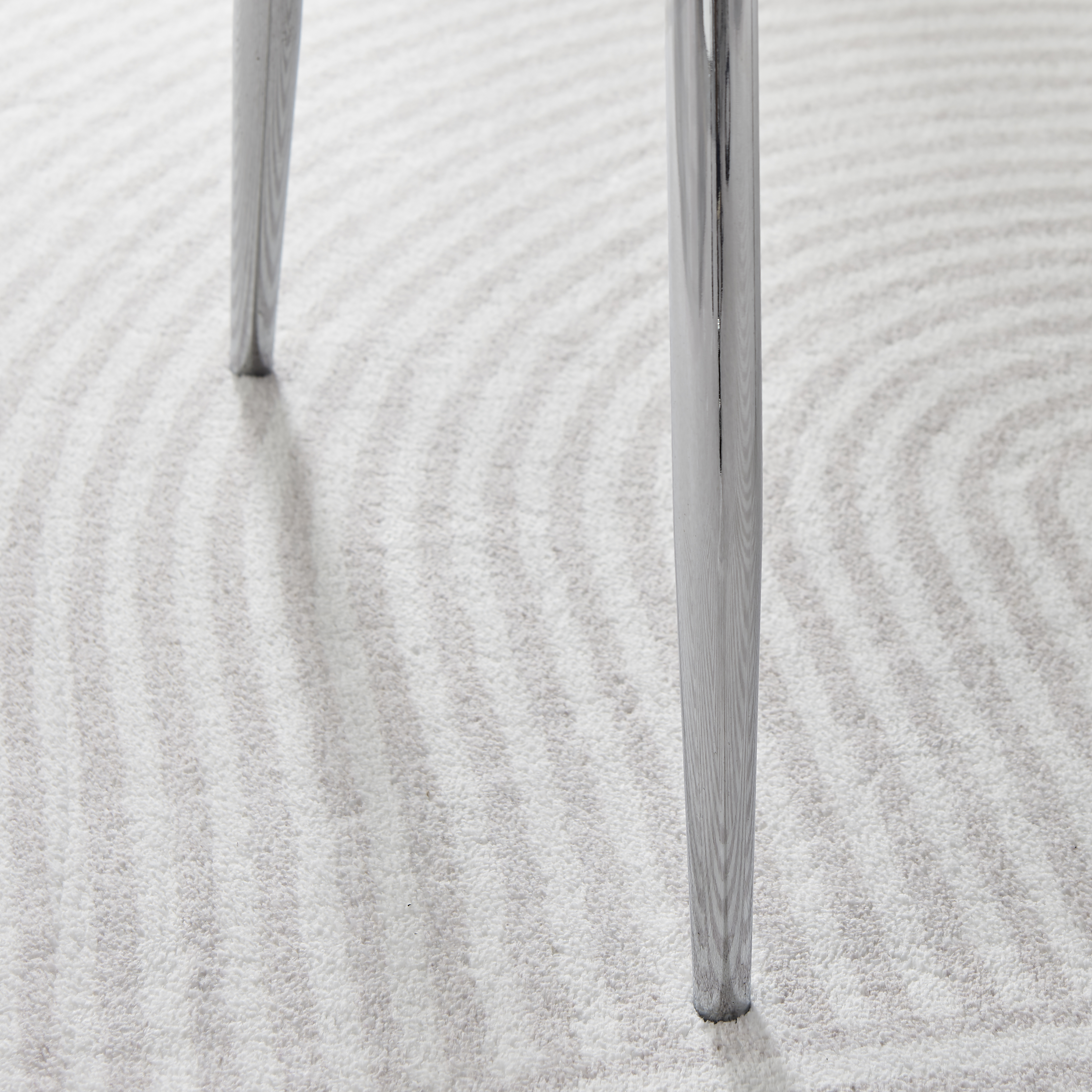 PESARO x2 Velvet Luxury Dining Chairs with Chrome SILVER/GOLD/BLACK Metal Legs - Picture 16 of 180