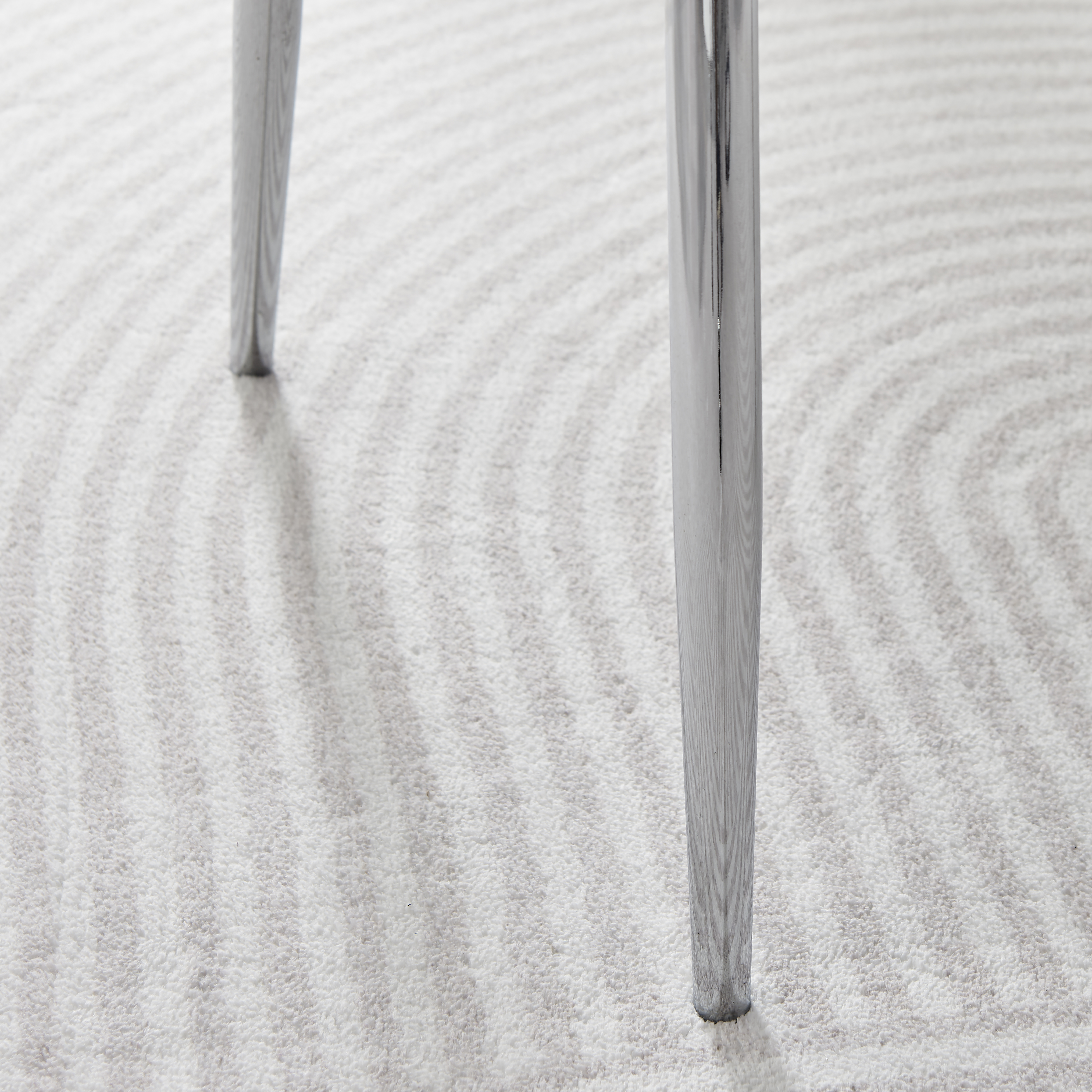 PESARO x2 Velvet Luxury Dining Chairs with Chrome SILVER/GOLD/BLACK Metal Legs - Picture 38 of 180
