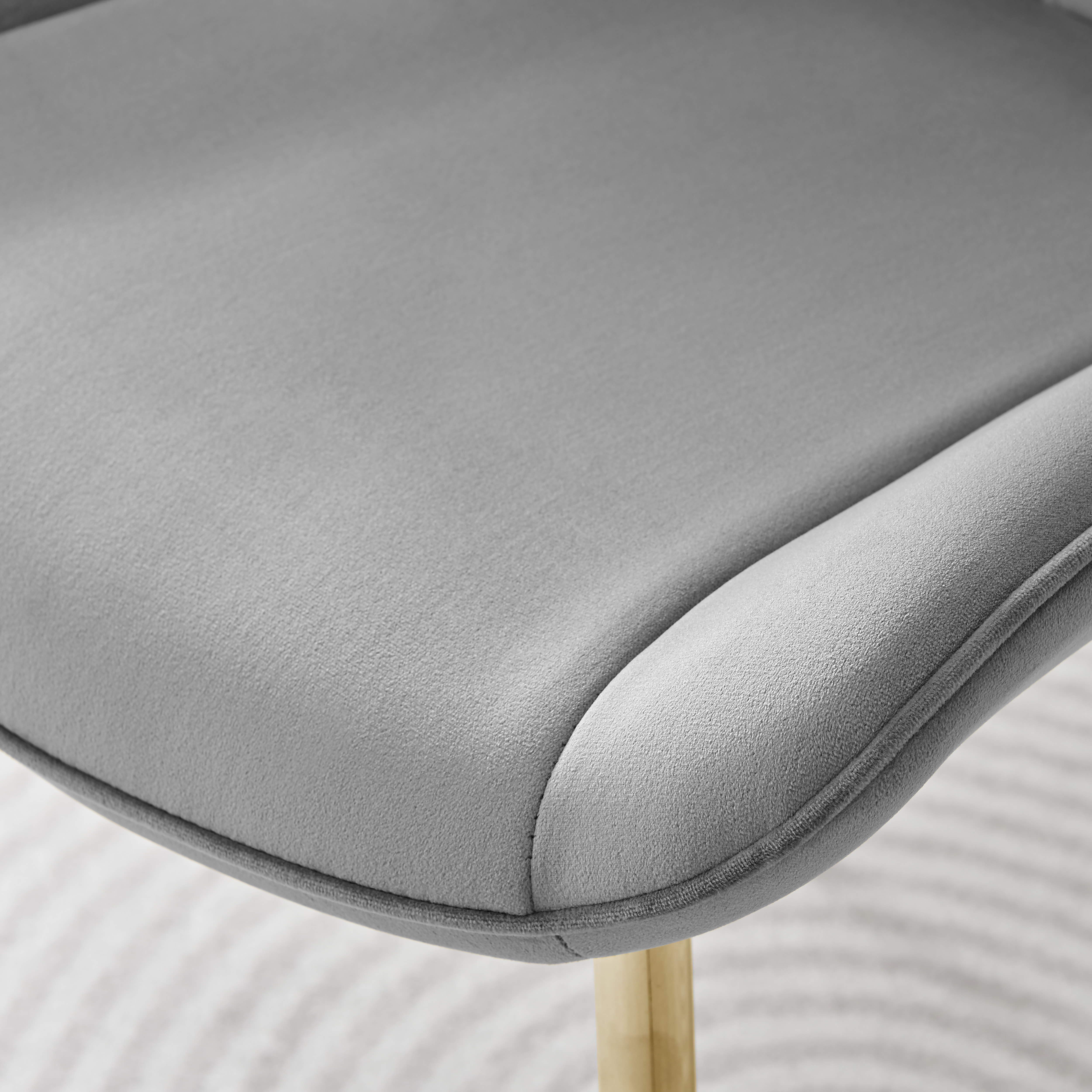 PESARO x2 Velvet Luxury Dining Chairs with Chrome SILVER/GOLD/BLACK Metal Legs - Picture 72 of 180