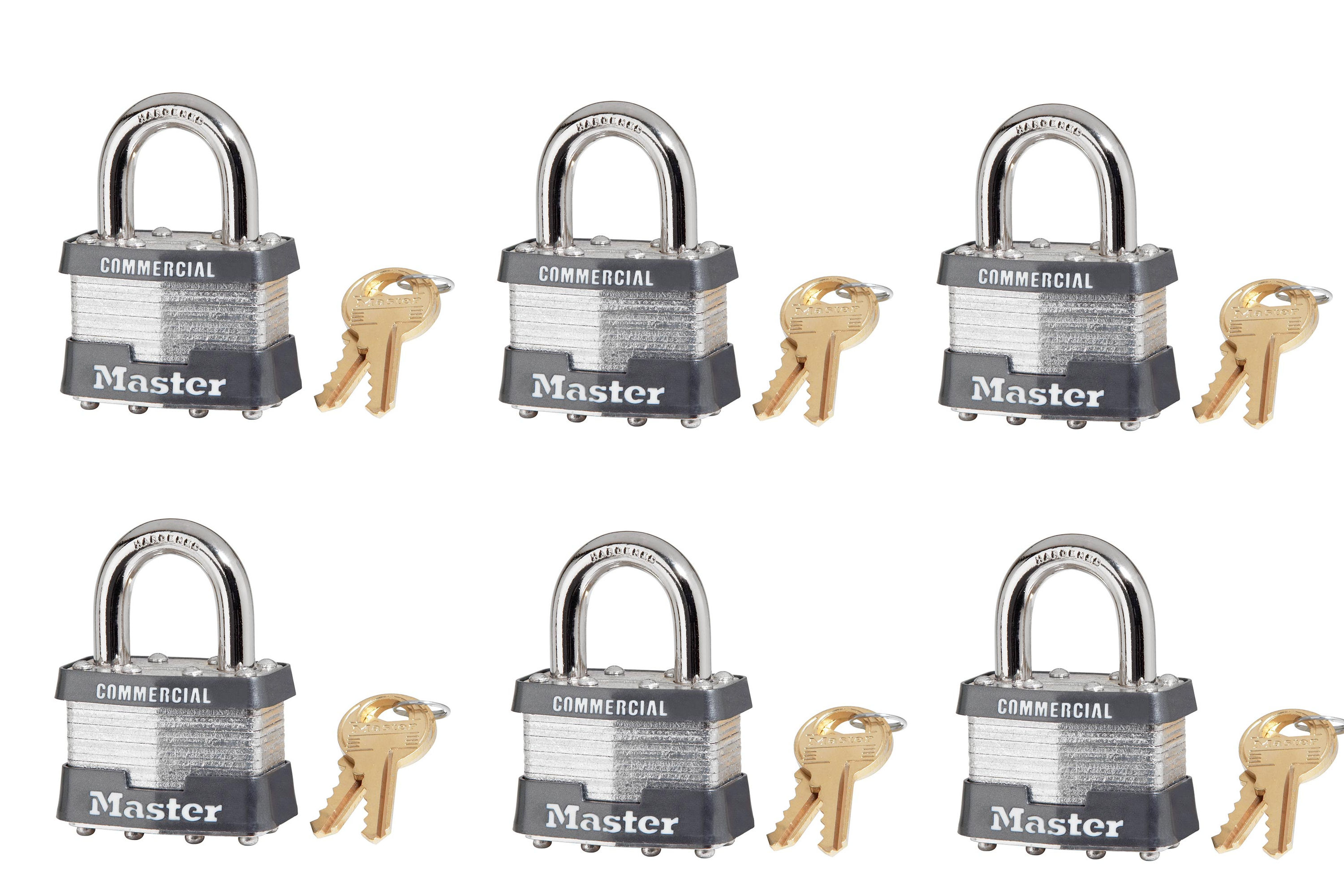 Master Lock 1KA 2246, Keyed Alike (6-Pack) - Picture 2 of 3