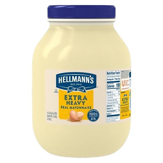 Hellmann's Extra Heavy Mayonnaise Jar, 1 Gallon -- 4 Per Case