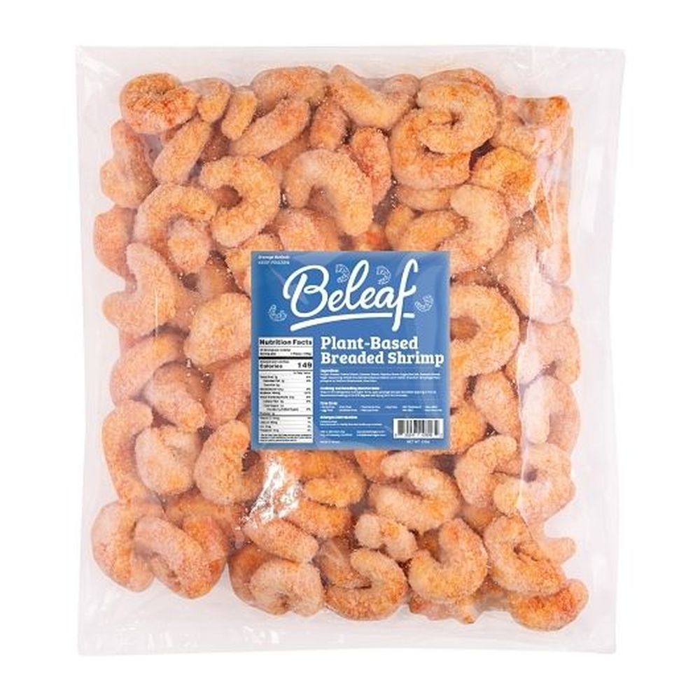 Beleaf Plant-based Breaded Shrimp, 5 Pound -- 2 Per Case