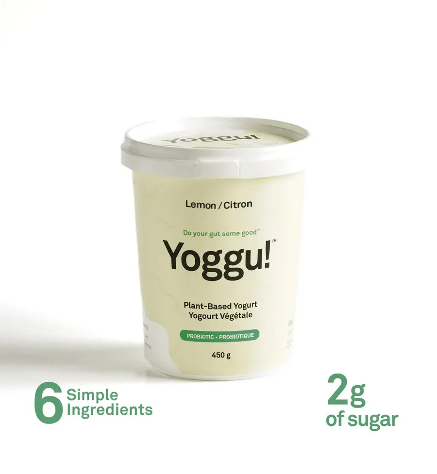 Yoggu Lemon Yogurt Alternative, 450 G -- 6 Per Case